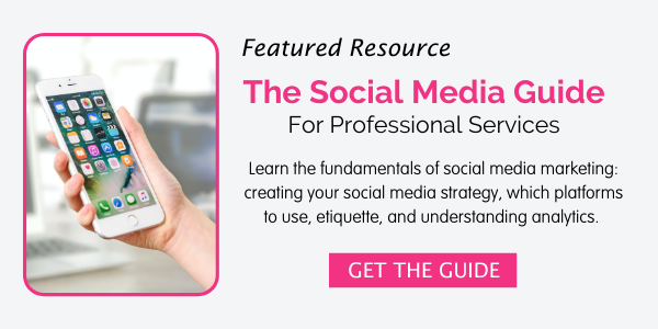 Social media for Professional Services Guide