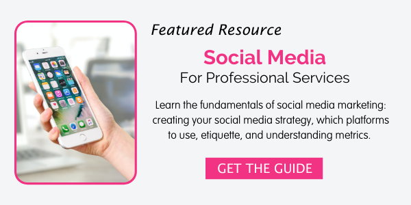 Social Media for professional services guide