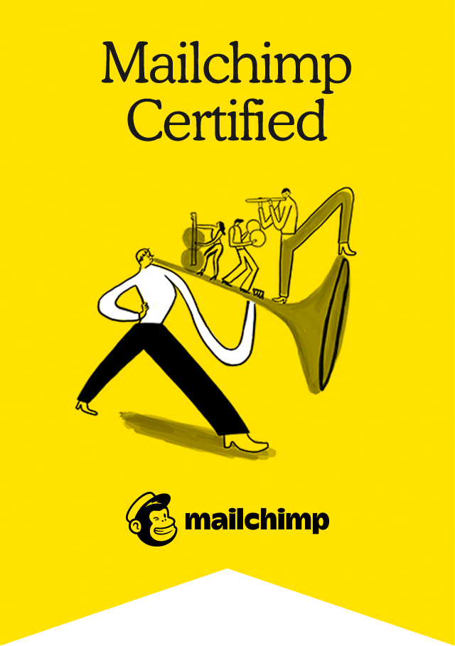 email marketing certification badge from mailchimp