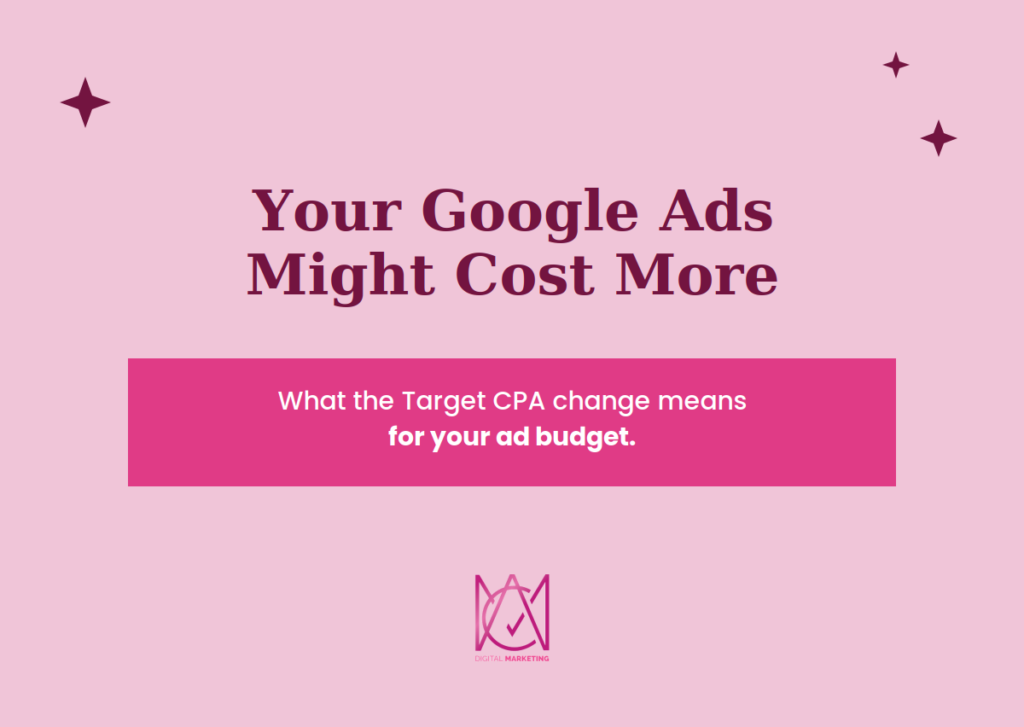 Google ads are costing more