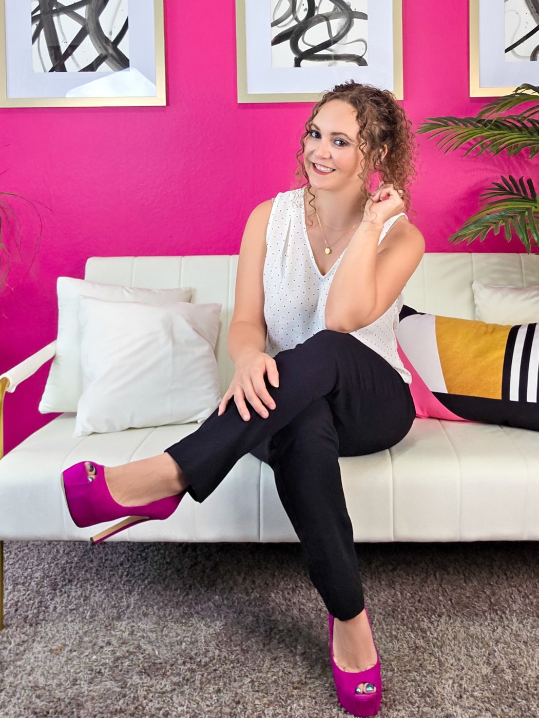 Amanda Clark, founder of ACM Digital Marketing, in the ACM office